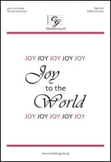 Joy to the World SATB choral sheet music cover